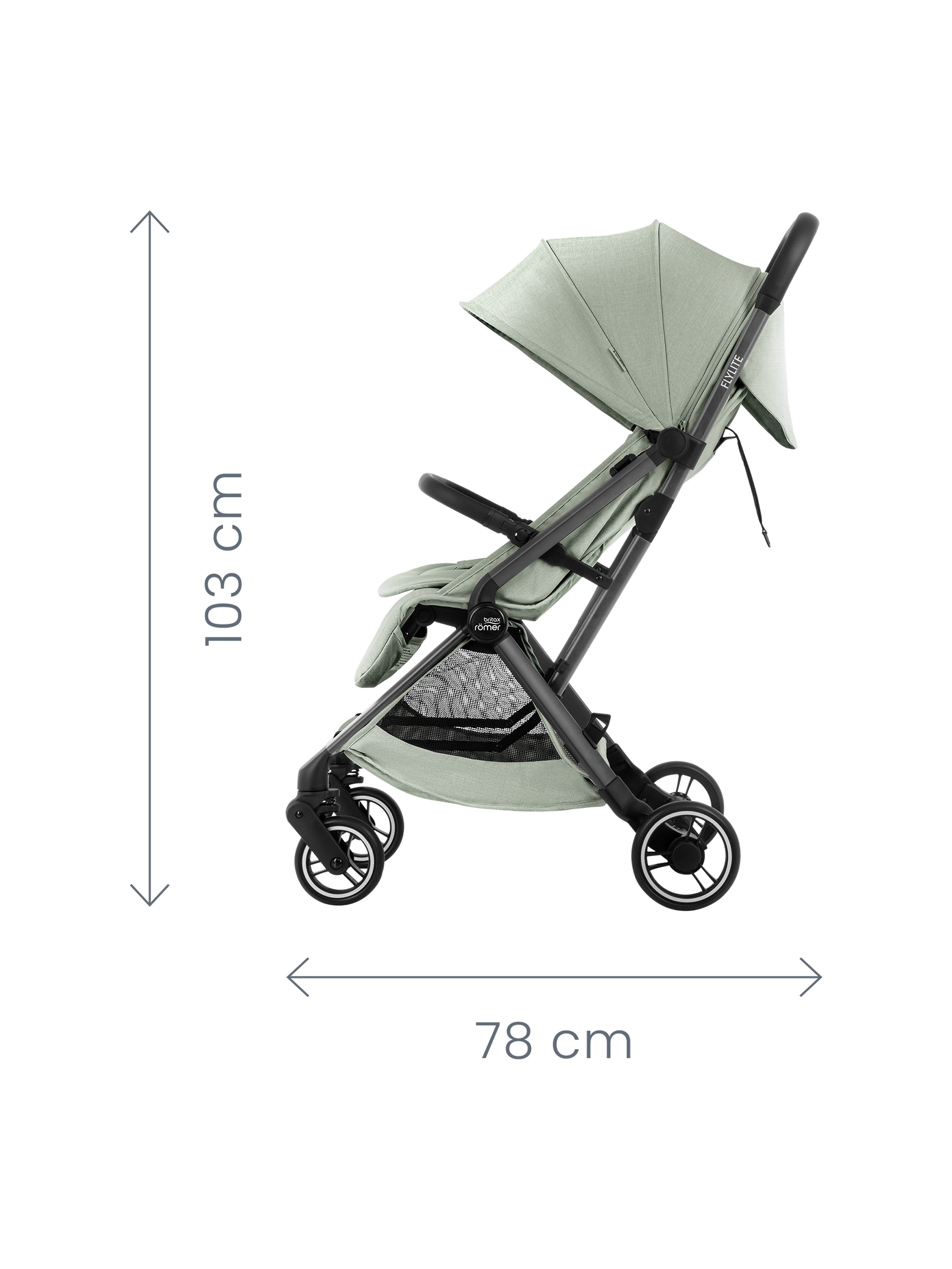Britax Flylite - Sage Green